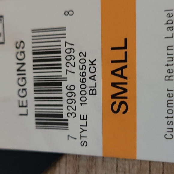 INC International Concepts Leggings Intimates Moto Leg Small Black NEW - Picture 5 of 8